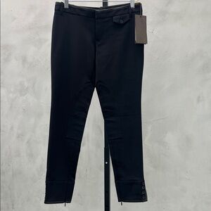 Gucci Slim Cropped Pants with Leather Trim